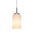 Cylinder Shade, 4x6" Pendant Light, Brushed Nickel