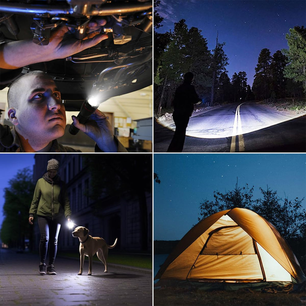 High Lumens, Small Flashlight, Waterproof, Adjustable Focus for Outdoor, Emergency, Tactical & Camping Accessories