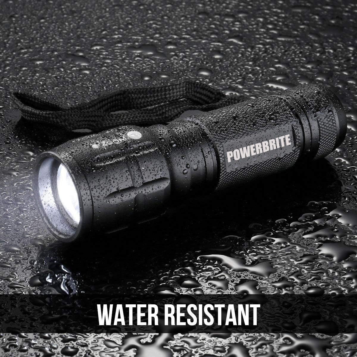 High Lumens, Small Flashlight, Waterproof, Adjustable Focus for Outdoor, Emergency, Tactical & Camping Accessories